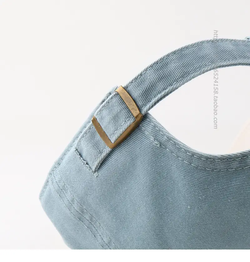 Men's Blue Denim Cap Adjustable 1-20oz - Image 15