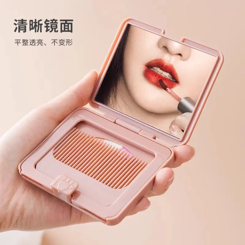 Creative Carry-On Mini Mirror Comb for Outdoor Use - Image 4