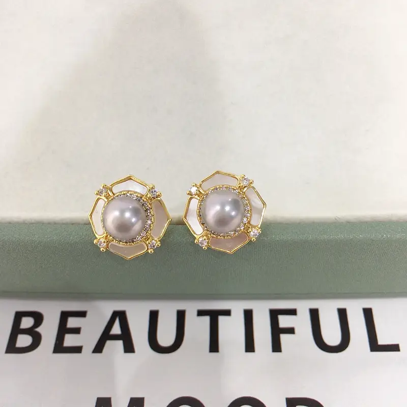 S925 Gold Pearl Earrings for Women — feature 4