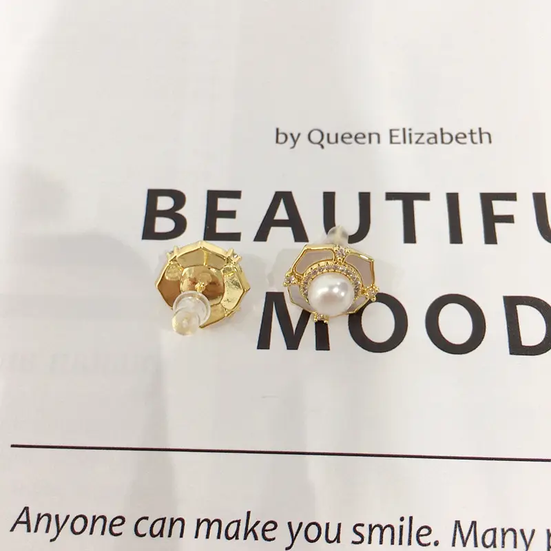 S925 Gold Pearl Earrings for Women — feature 9