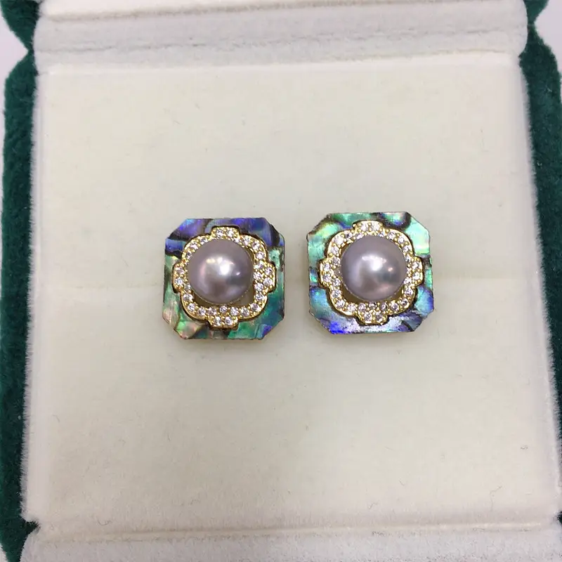 S925 Sterling Silver Pearl Earrings for Women