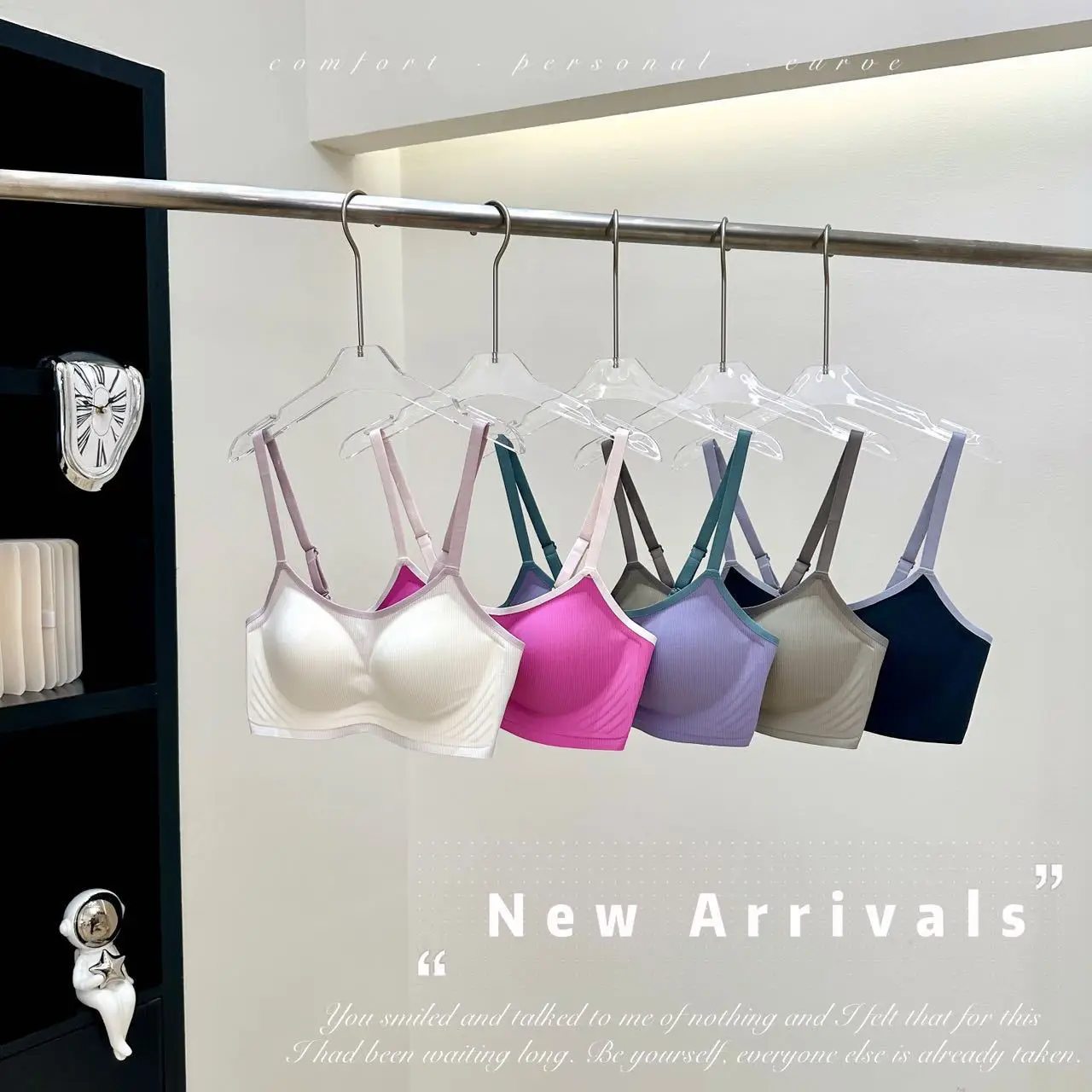 Soft Integrated Fixed Cup Seamless Underwear Set — feature 3
