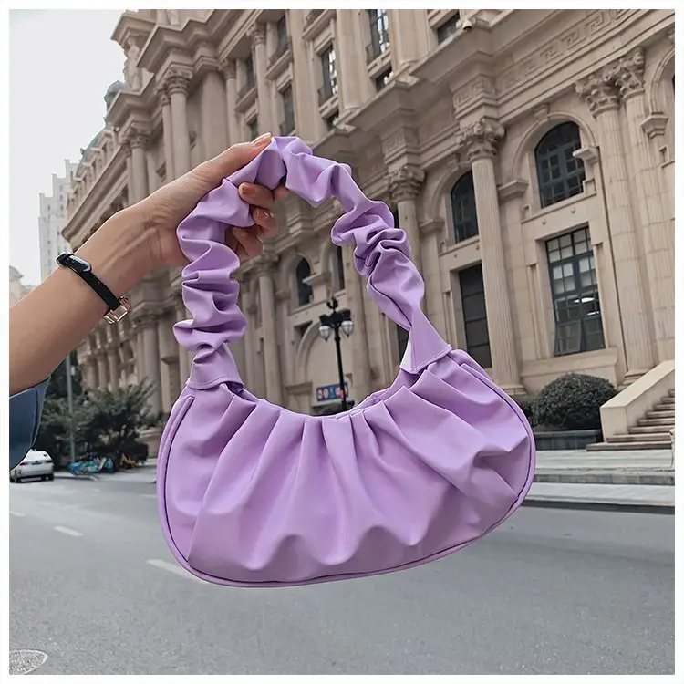 Red Ruffled Shoulder Bag for Women 2023 - Image 18