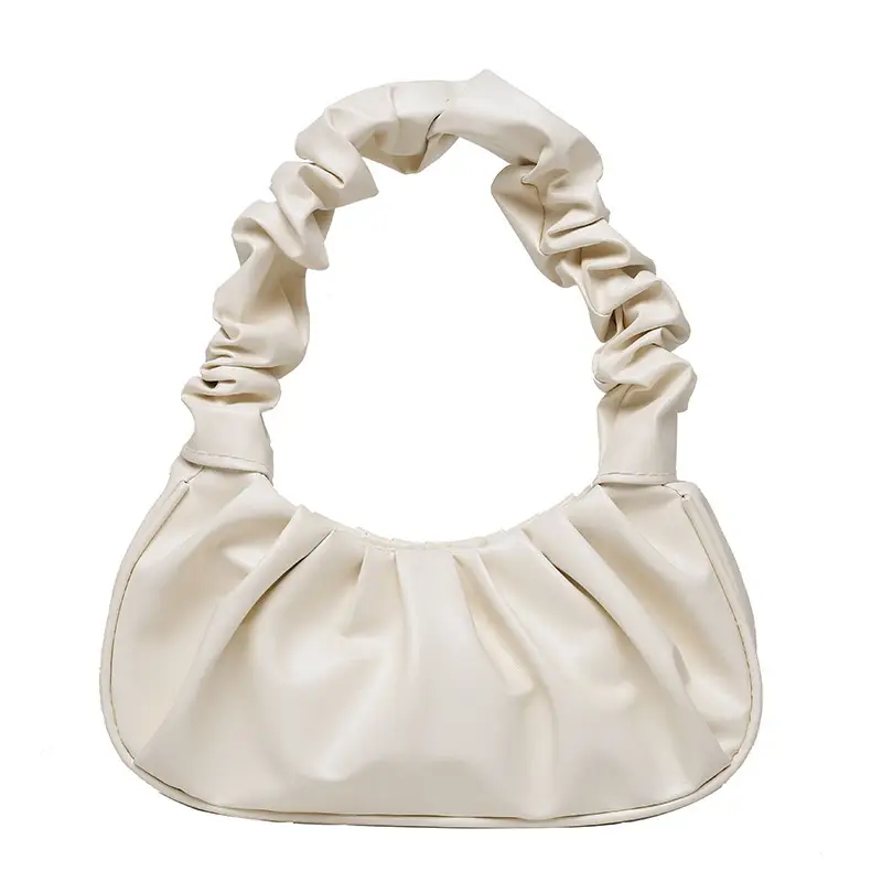 Red Ruffled Shoulder Bag for Women 2023 - Image 2
