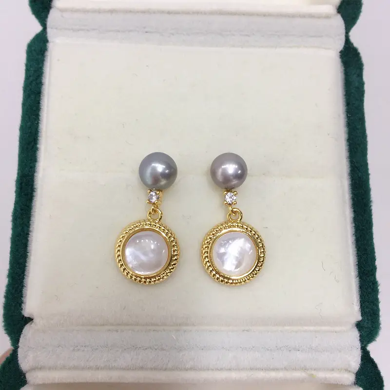 5 Pearl Earrings for Women Gold Plated — feature 10