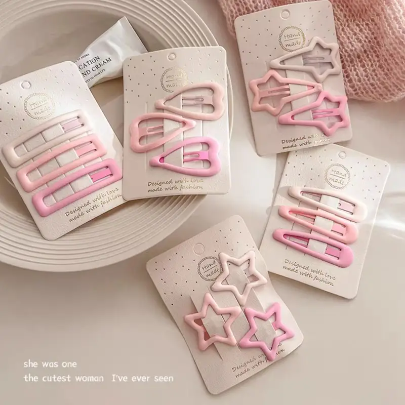 New Star Children's Hairpin Pink Love Alloy BB Clip - Image 11