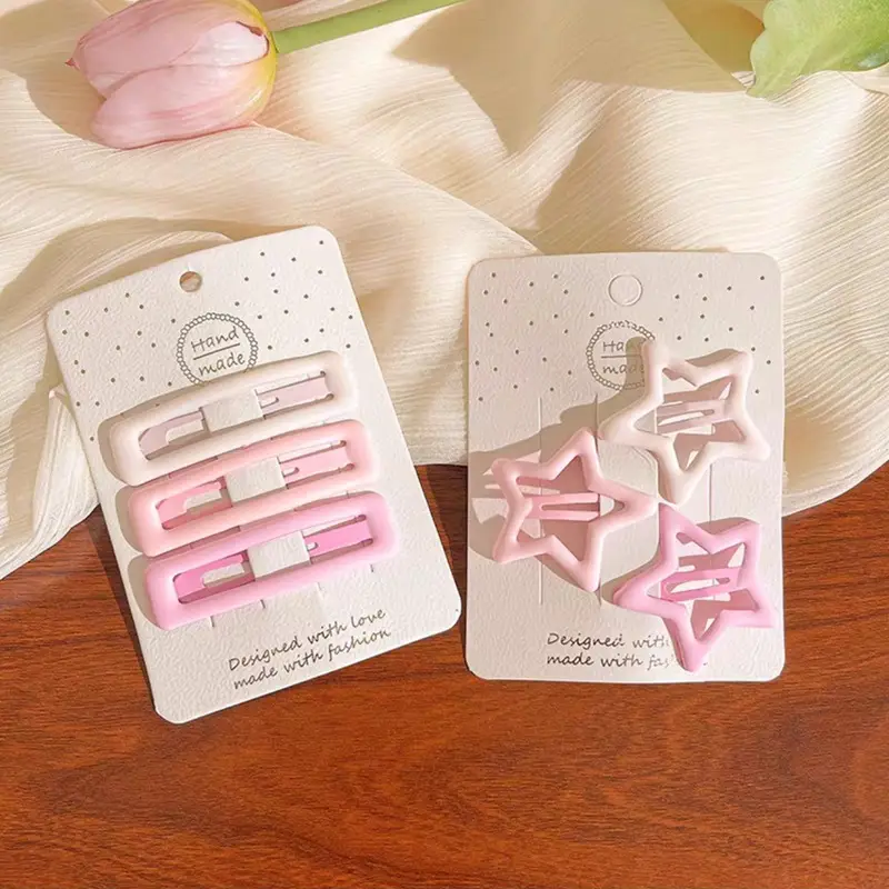 New Star Children's Hairpin Pink Love Alloy BB Clip — feature 10