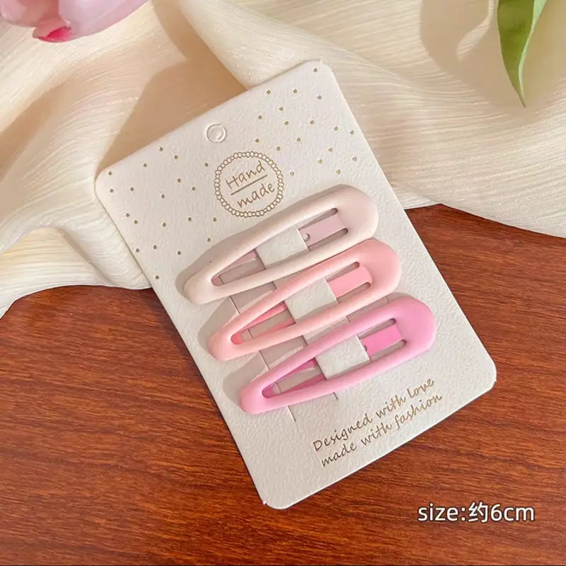 New Star Children's Hairpin Pink Love Alloy BB Clip - Image 3