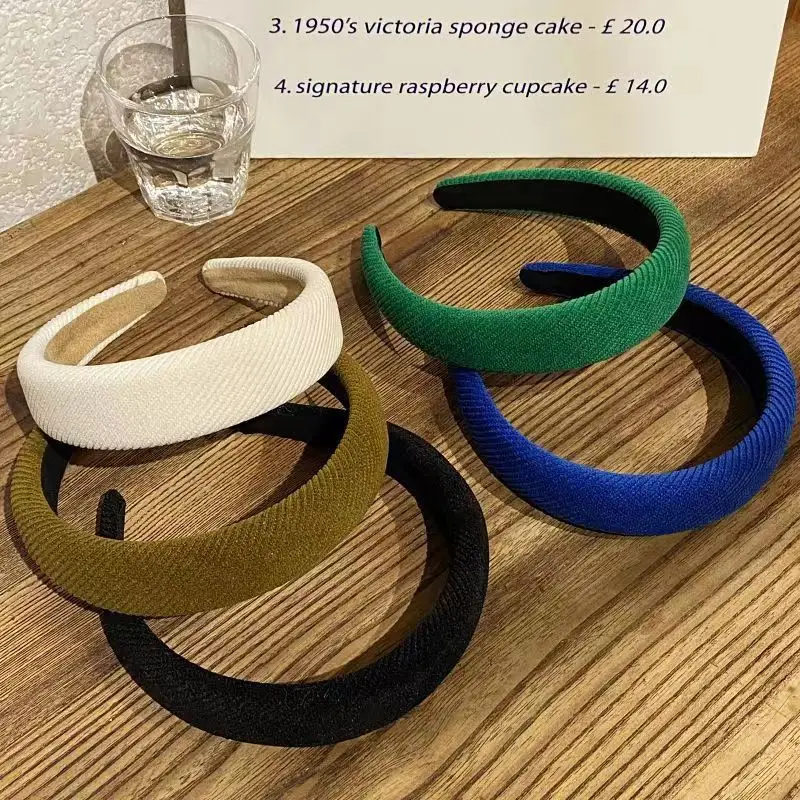 Twill Headband Set of 4 Colors for Men — feature 4