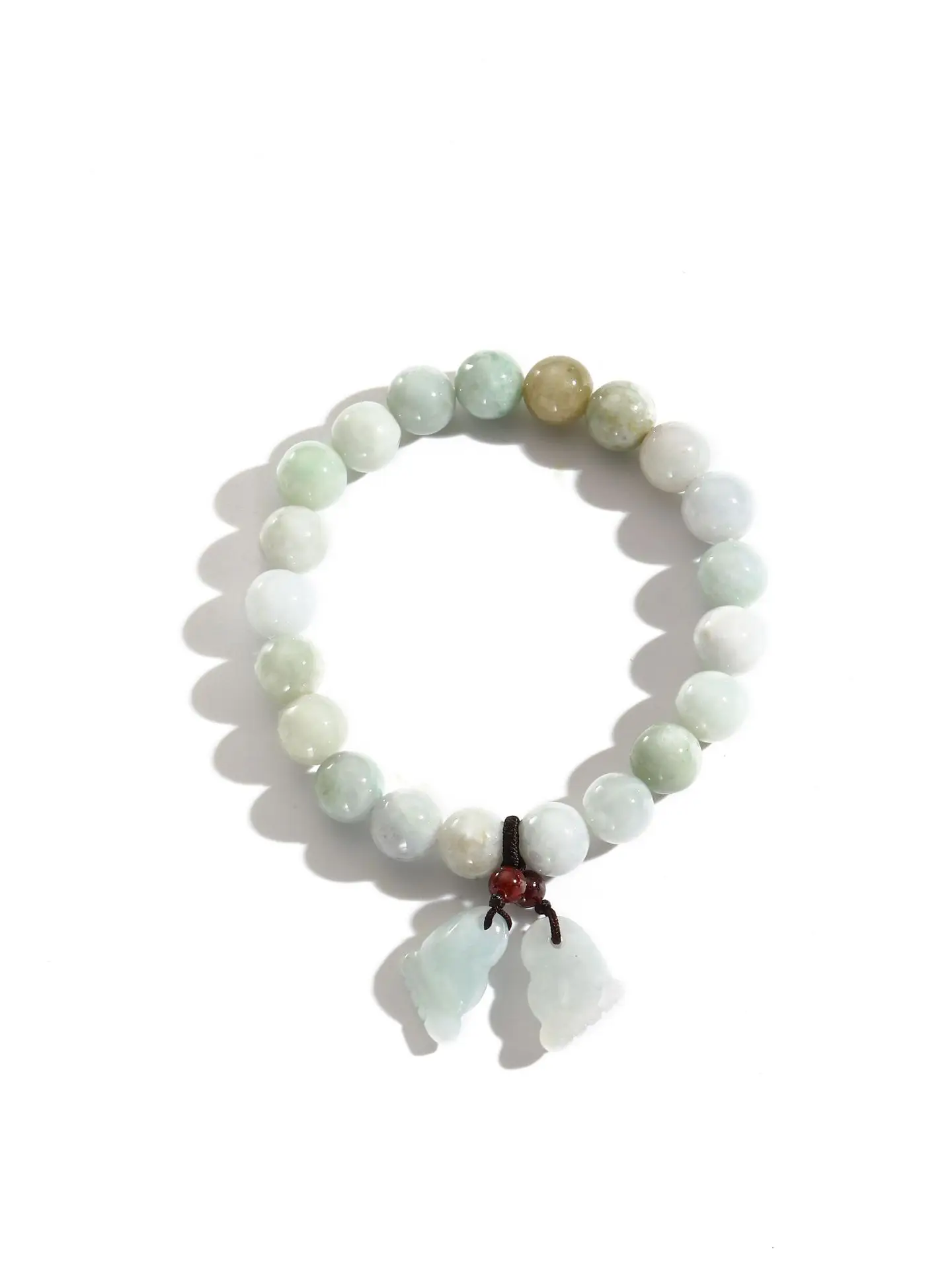 Natural Jade Bracelet Women's Round Bead Tight Rope Design — feature 5