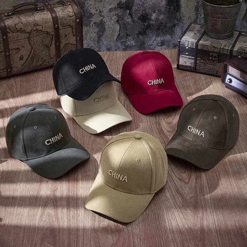 Korean Embroidered Caps for Men Women Black Red Beige - Image 7