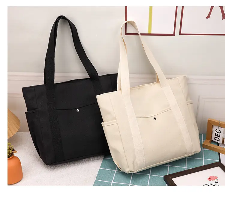 Black Large Capacity Tote Bag for Women — feature 20