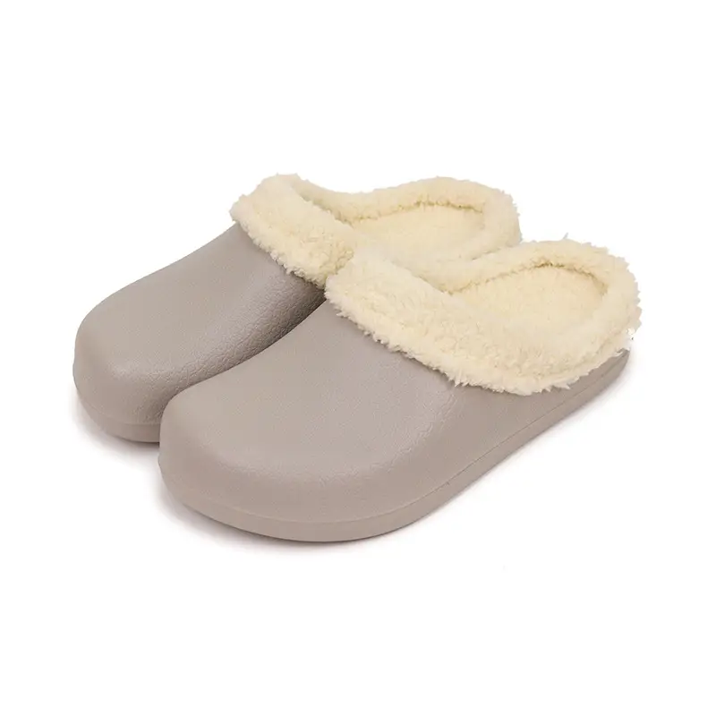 2026 New Winter Women's Cotton Slippers, Couple's Home Warm Plush Non-Slip Slippers, Waterproof Maternity Slippers - Image 7
