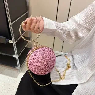Spherical Shiny Diamond Bling Shoulder Bag 2026 - Image 5