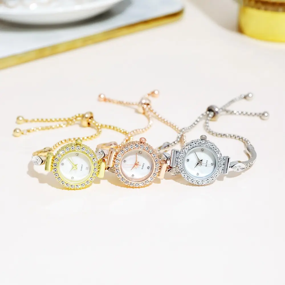 Silver Rhinestone Bracelet Watch for Women — feature 8