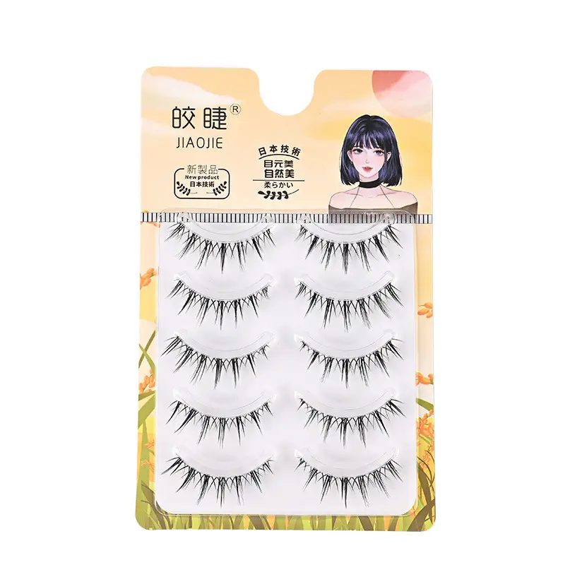 Transparent Terrier False Eyelashes Five Pair Fox Series