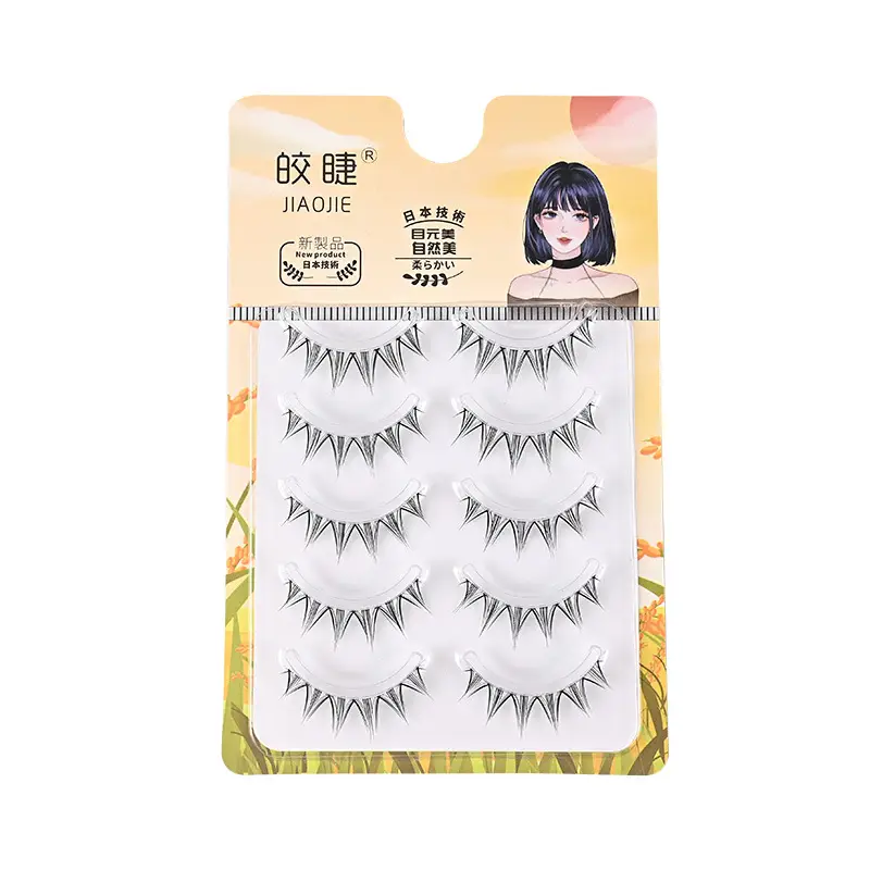 Transparent Terrier False Eyelashes Five Pair Fox Series