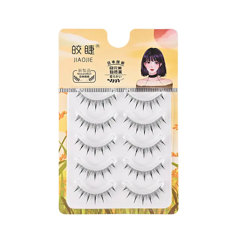 Transparent Terrier False Eyelashes Five Pair Fox Series
