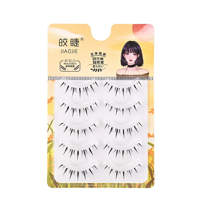 Transparent Terrier False Eyelashes Five Pair Fox Series