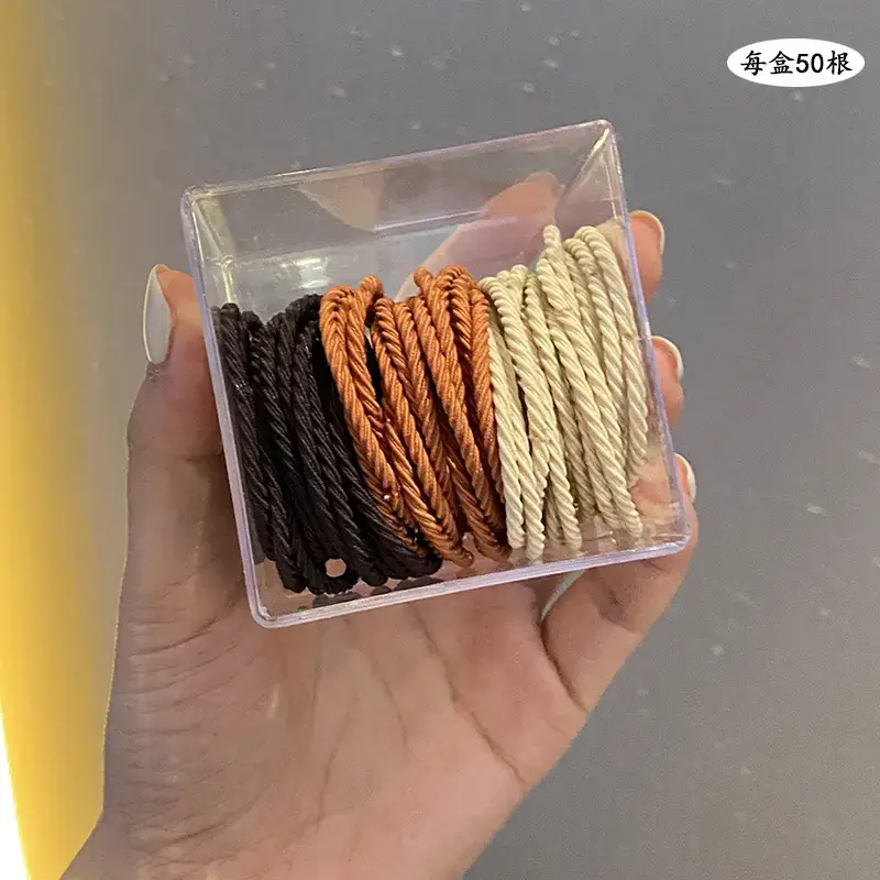 6-Piece Brown Bear Logo Hair Bands for Women - Image 21