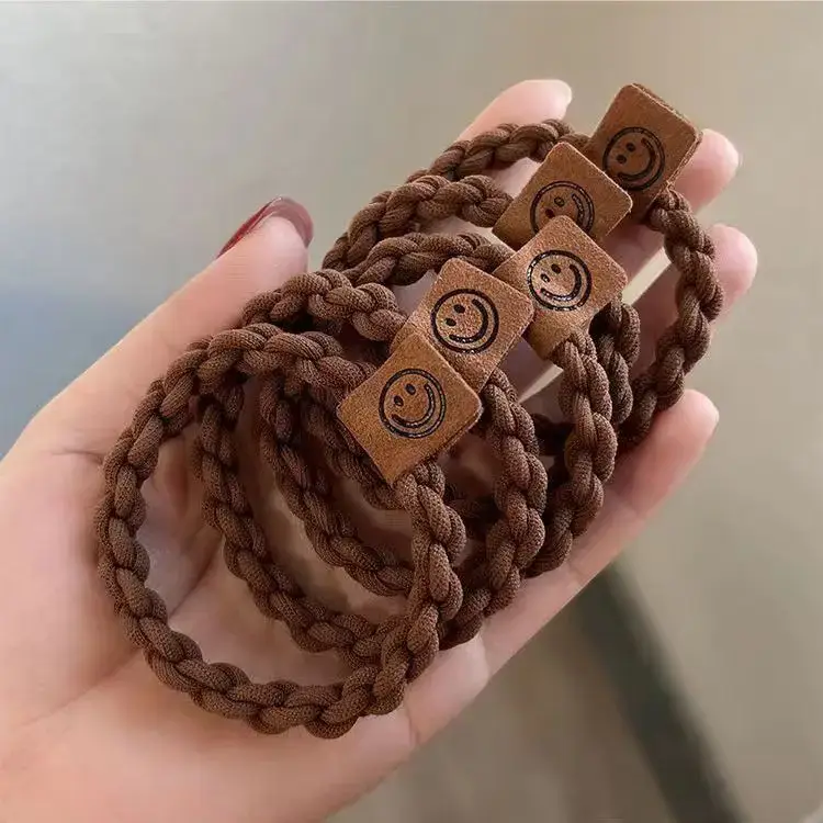 6-Piece Brown Bear Logo Hair Bands for Women - Image 34