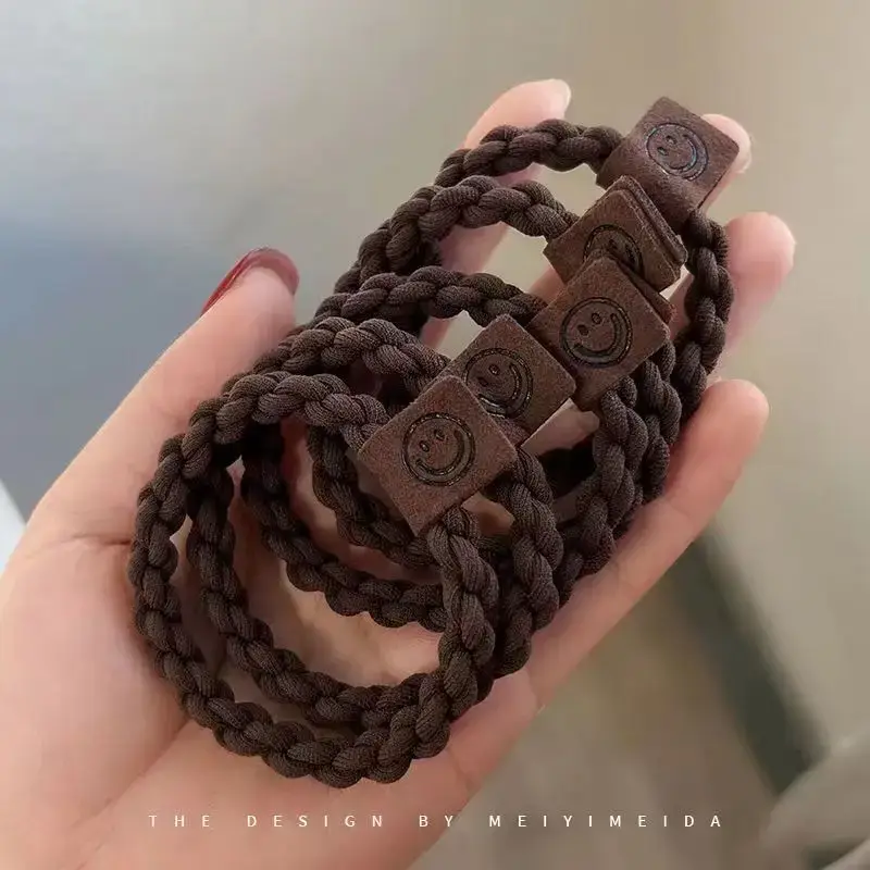 6-Piece Brown Bear Logo Hair Bands for Women - Image 38