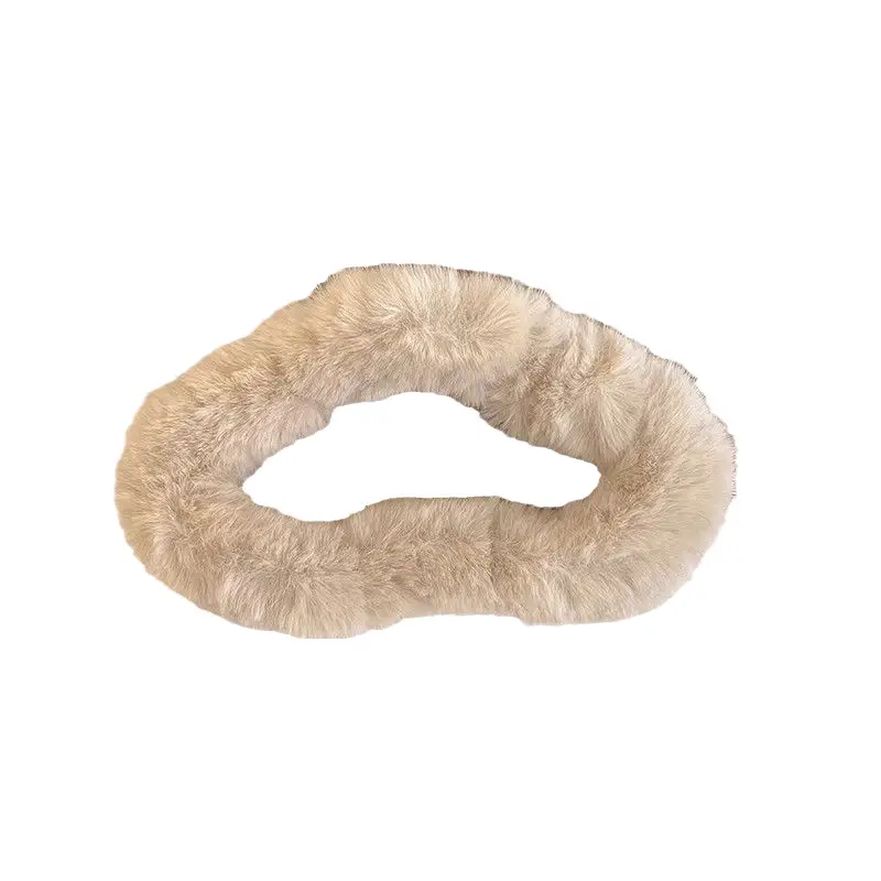 Plush Clip for Winter Hairpin Black Brown Large - Image 16