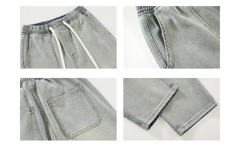 Men's American Style Wide Leg Jeans Loose Straight Autumn Wear — feature 21