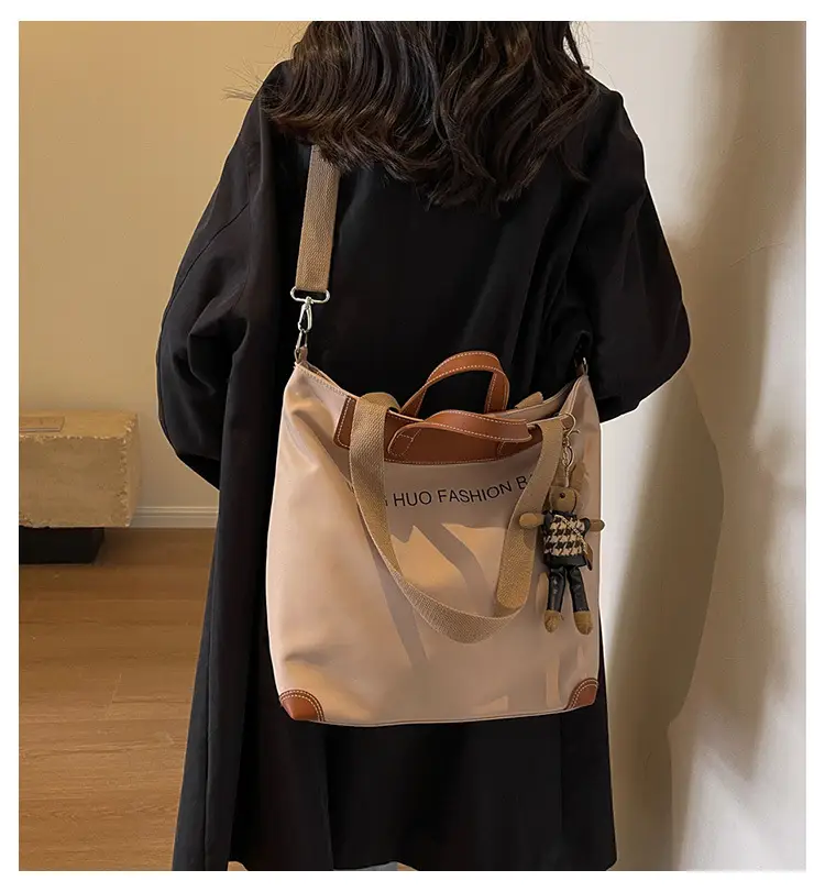 Women's Canvas Shoulder Messenger Bag Large Capacity 2023 — feature 1
