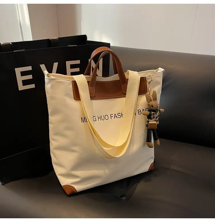 Women's Canvas Shoulder Messenger Bag Large Capacity 2023 — feature 13