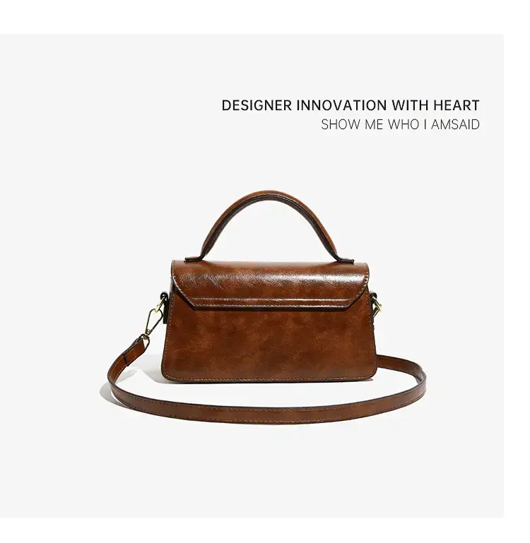 Women's Vintage Brown Leather Shoulder Crossbody Bag 2024 — feature 27