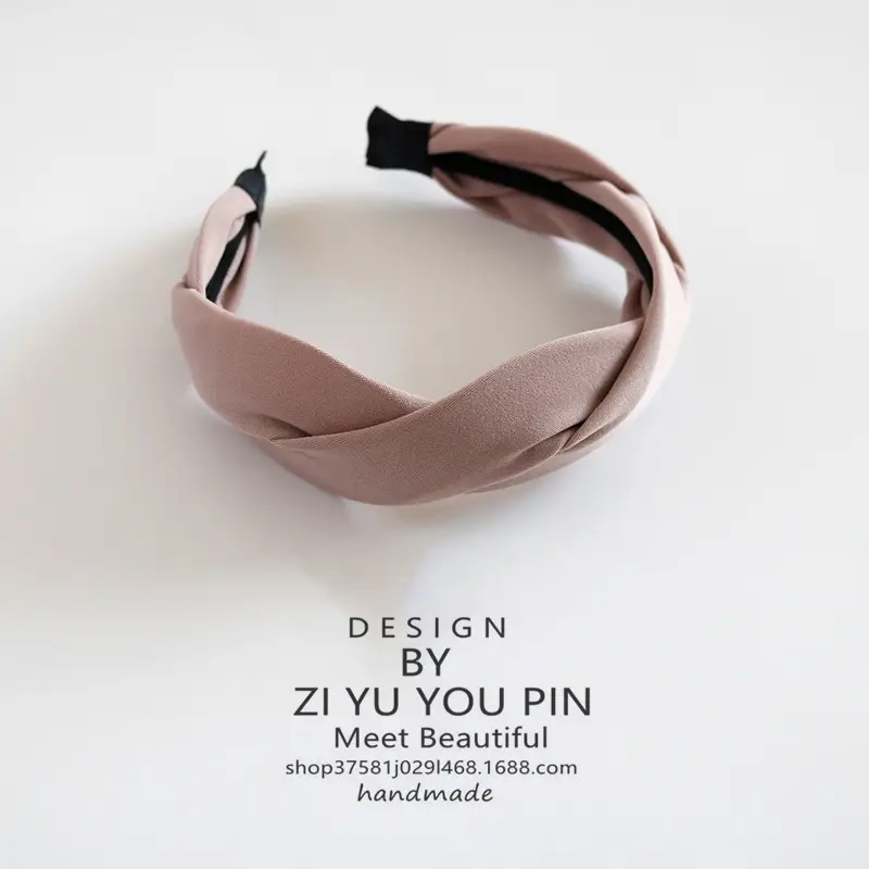 French Elegant Twist Headband for Women - Image 4