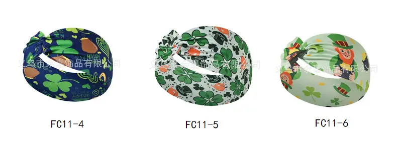 St. Patrick's Irish Four Leaf Clover Headband for Women — feature 11