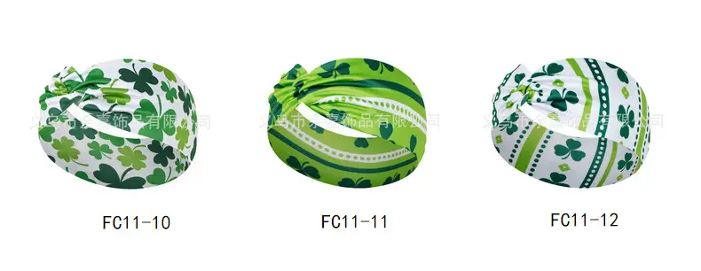 St. Patrick's Irish Four Leaf Clover Headband for Women — feature 13
