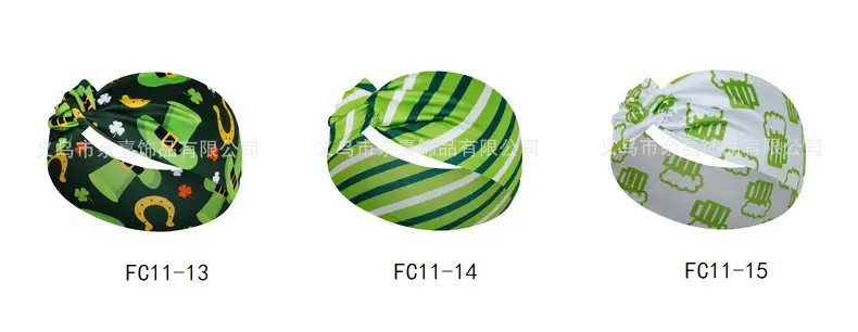 St. Patrick's Irish Four Leaf Clover Headband for Women — feature 14