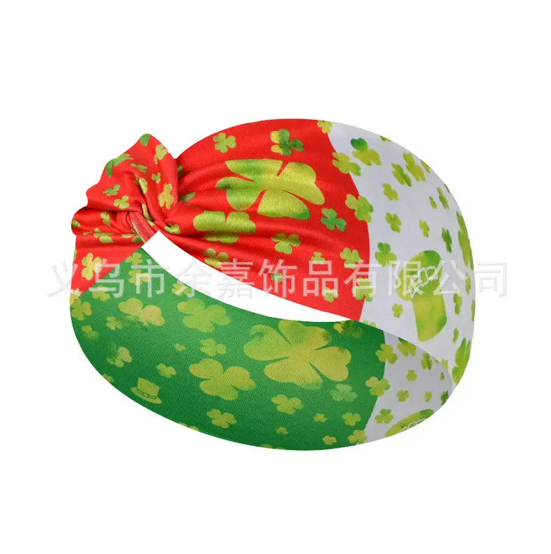 St. Patrick's Irish Four Leaf Clover Headband for Women — feature 7