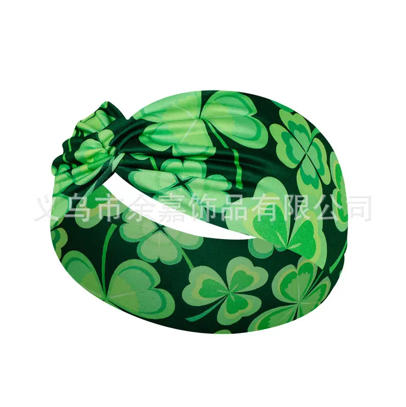 St. Patrick's Irish Four Leaf Clover Headband for Women — feature 8