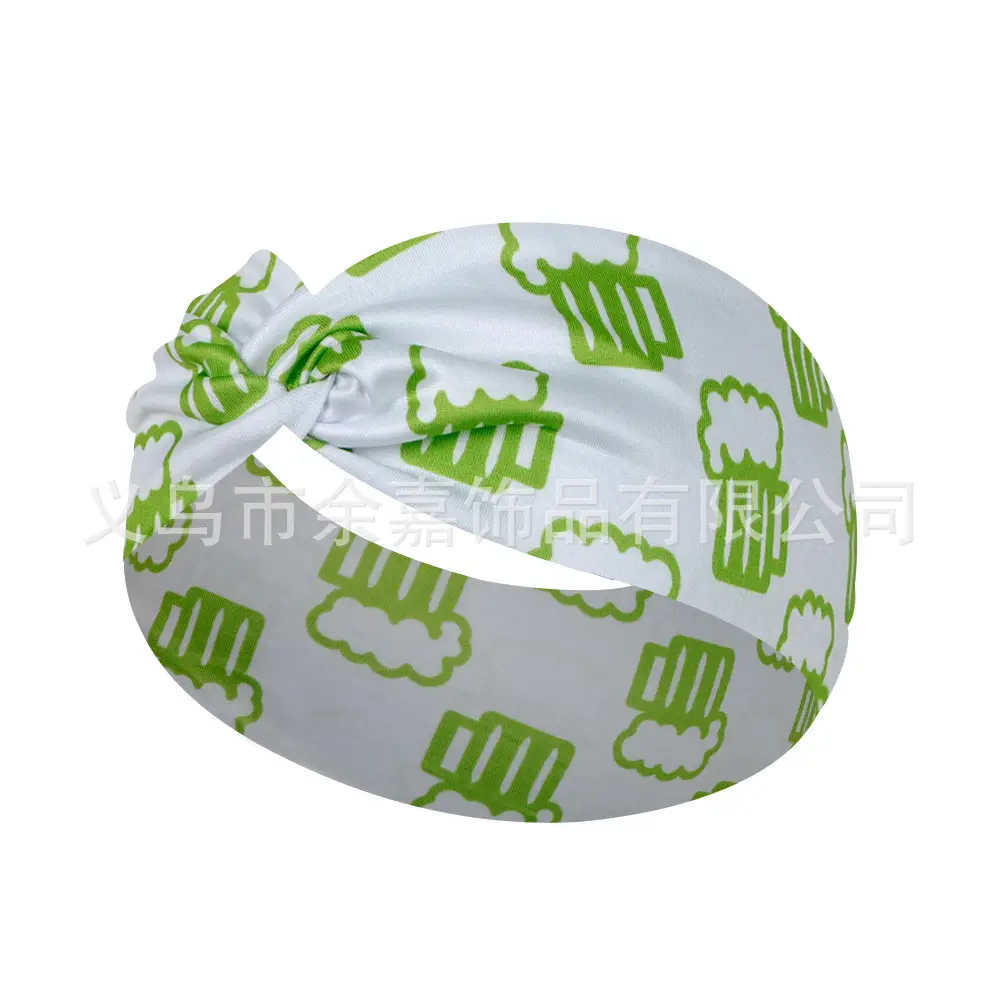 St. Patrick's Irish Four Leaf Clover Headband for Women - Image 15