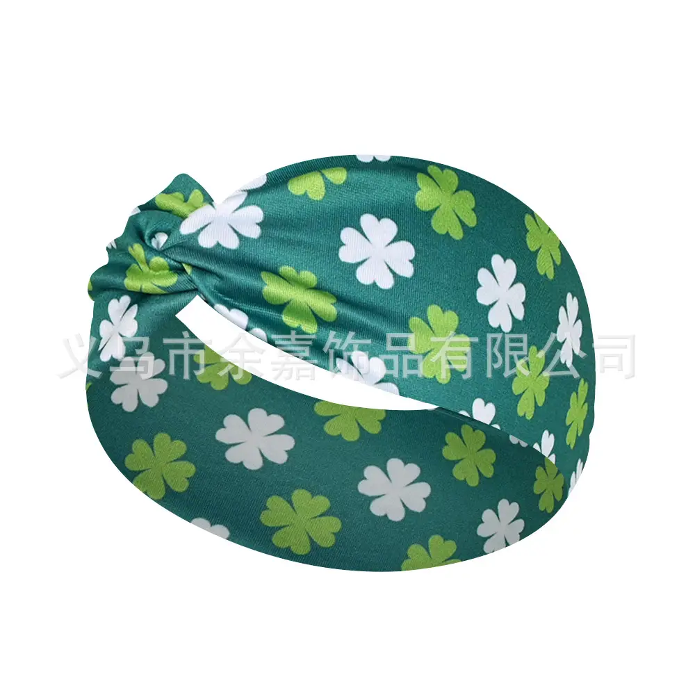 St. Patrick's Irish Four Leaf Clover Headband for Women - Image 19