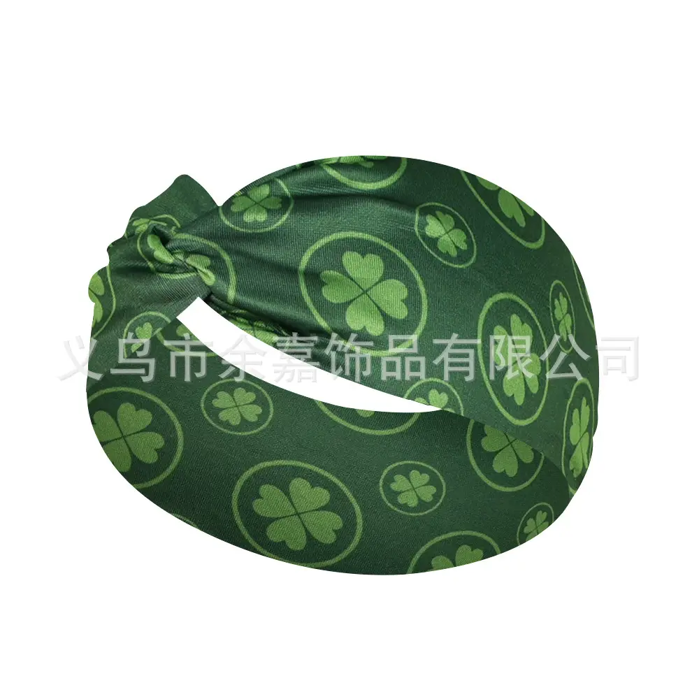 St. Patrick's Irish Four Leaf Clover Headband for Women - Image 20