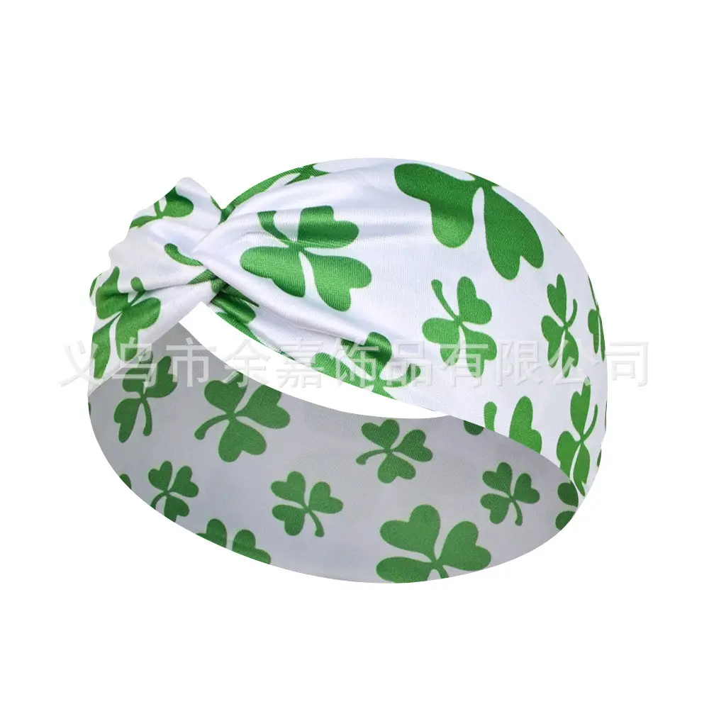 St. Patrick's Irish Four Leaf Clover Headband for Women - Image 21