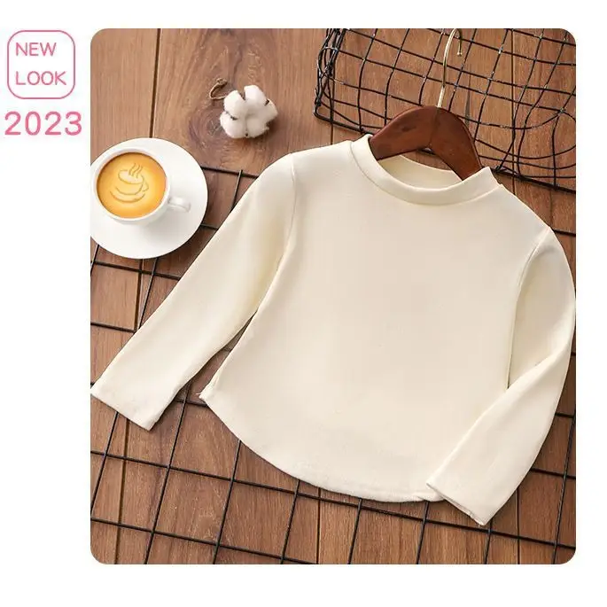 Girls Black Crewneck Sweatshirt Long Sleeve Winter Top - Image 16