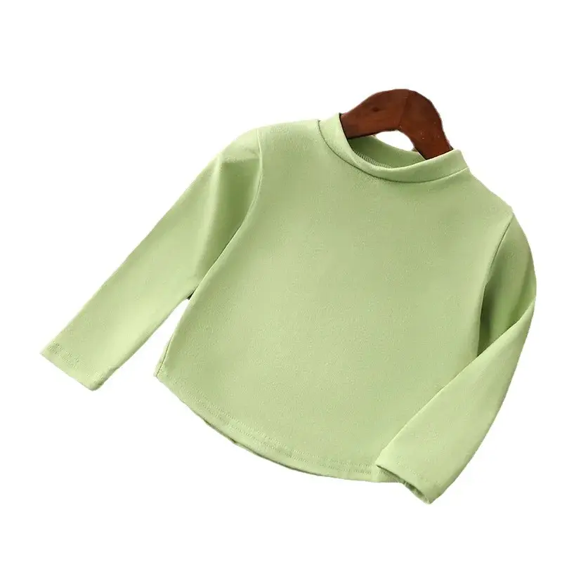 Girls Black Crewneck Sweatshirt Long Sleeve Winter Top - Image 18
