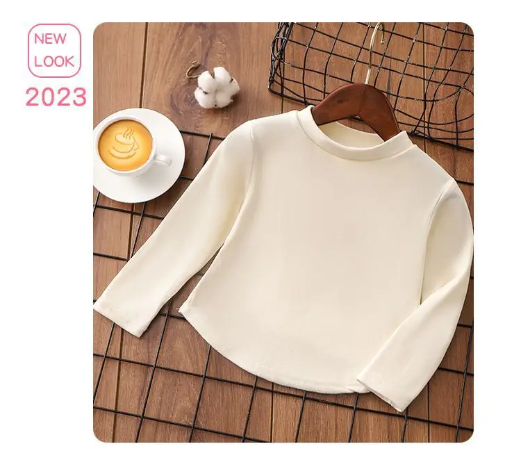 Girls Black Crewneck Sweatshirt Long Sleeve Winter Top — feature 10