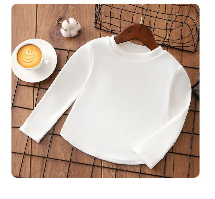 Girls Black Crewneck Sweatshirt Long Sleeve Winter Top — feature 7