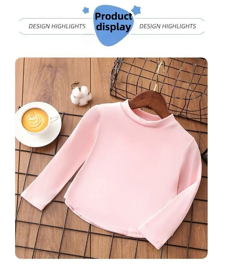 Girls Black Crewneck Sweatshirt Long Sleeve Winter Top - Image 6