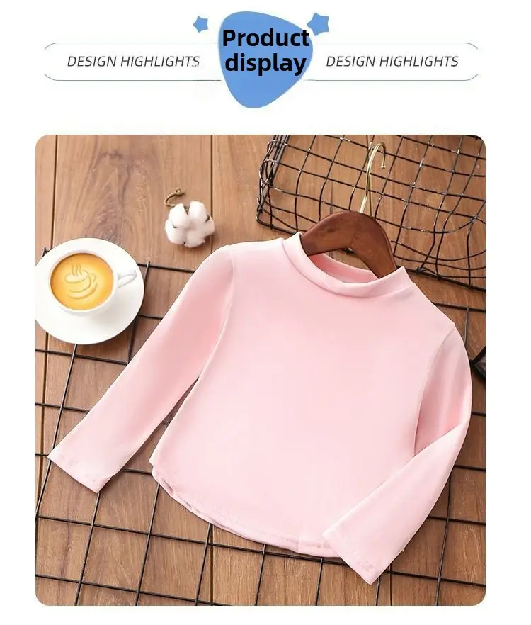 Girls Black Crewneck Sweatshirt Long Sleeve Winter Top - Image 11