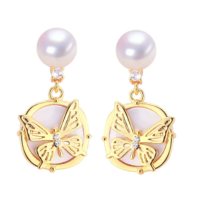 Natural Pearl Earrings for Women S925 Sterling Silver - Image 6