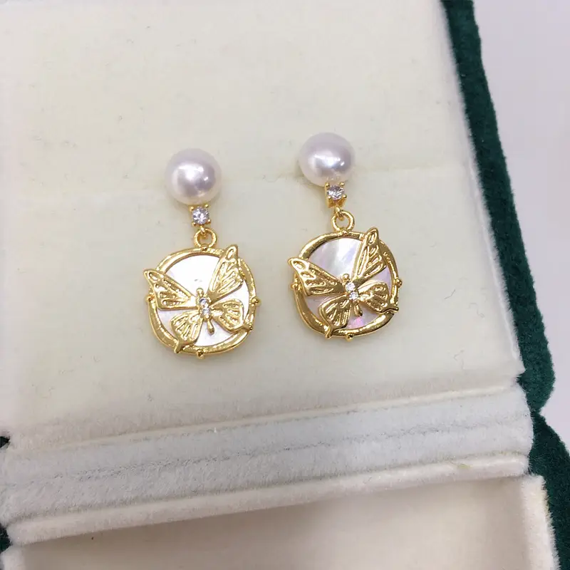Natural Pearl Earrings for Women S925 Sterling Silver — feature 3