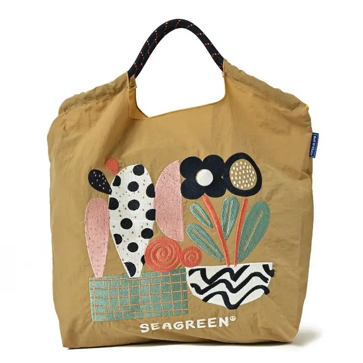 Japanese Style Embroidered Ball Chain Bag - Image 96